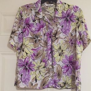 Alia Petites Button Down Shirt